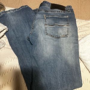 Rock and rock jeans